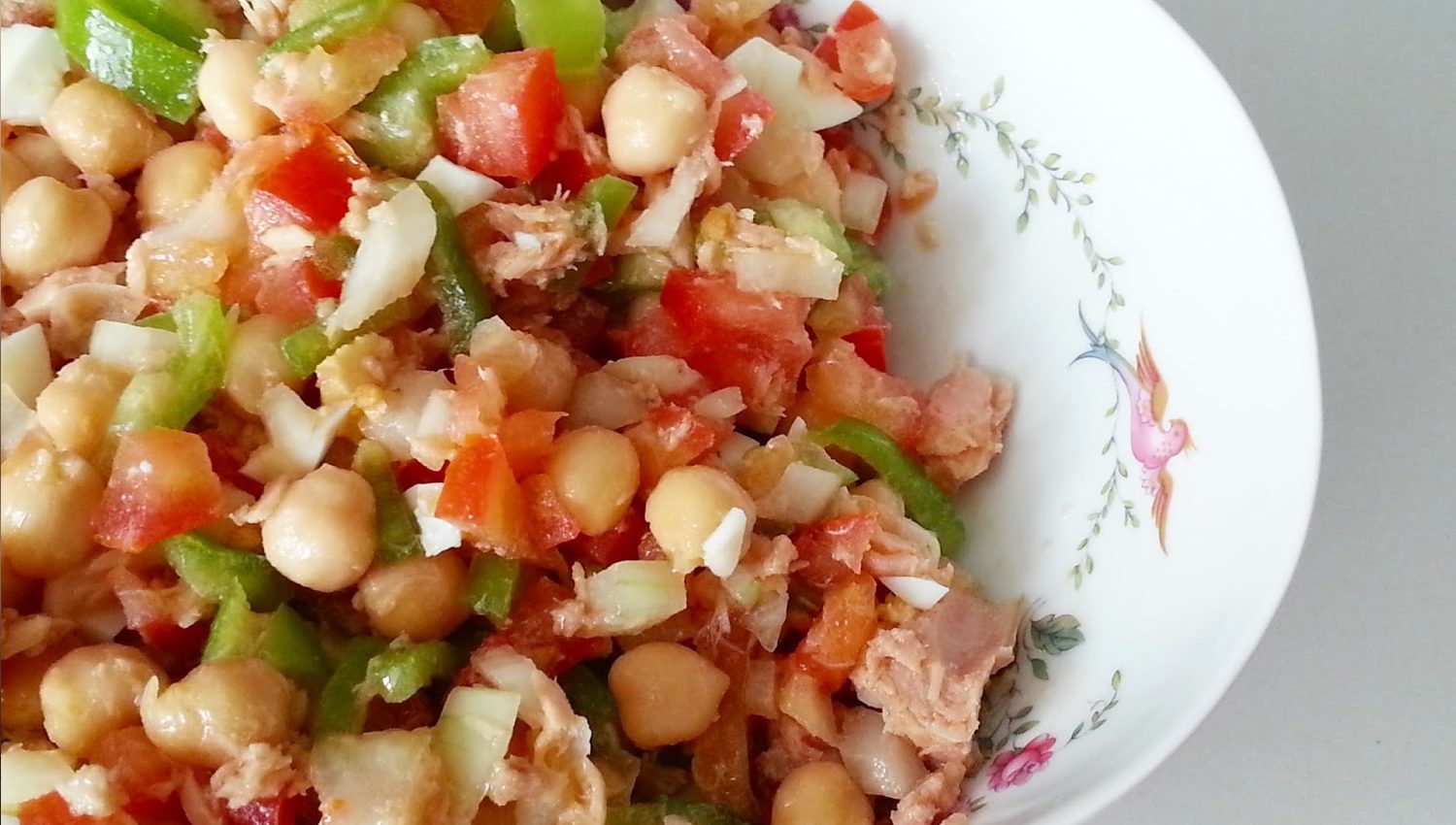 receta de ensalada de garbanzos