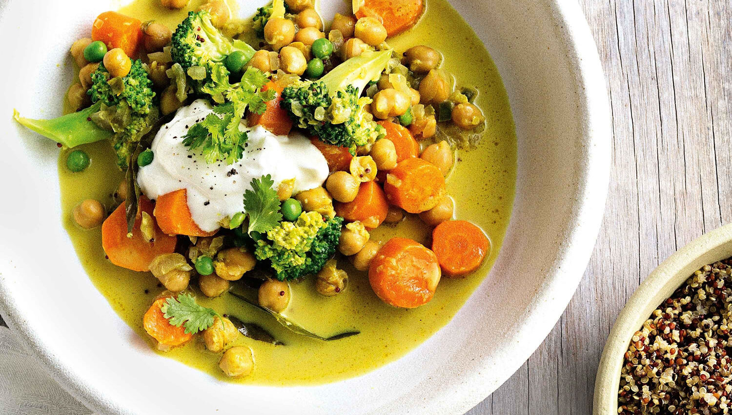 Curry de verduras y garbanzos