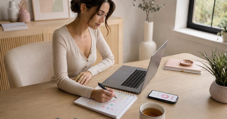 Productividad cíclica trabajo y ejercicio en ciclo menstrual